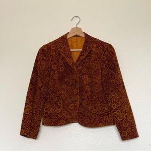 Kelita vintage velvet jacket